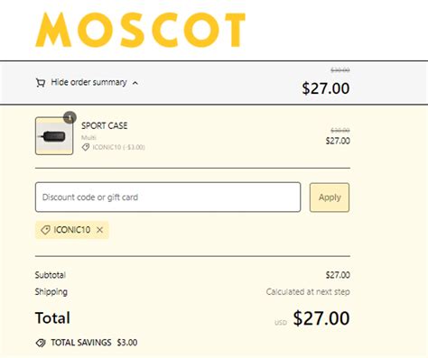 moscot online discount code